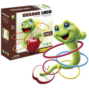 Joc pentru copii cu inele Qing - Crazy Worm