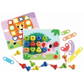 jucărie din lemn Tooky Toy - Rainbow