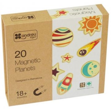 Magneți din lemn Andreu Toys - Cosmos