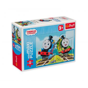 Mini puzzle Trefl din 20 de piese maxi - Distracție cu Thomas, sortiment
