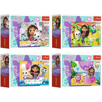Mini puzzle Trefl din 20 maxi piese - Ziua Florii lui Gabi, sortiment
