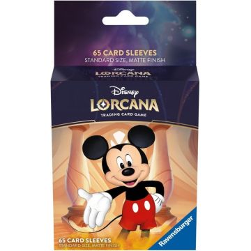 Protecții pentru cărți de joc Ravensburger - Disney Lorcana TCG: The First Chapter - Mickey Mouse (65 buc.)