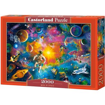 Puzzle Castorland din 2000 de piese - Omul în spațiu