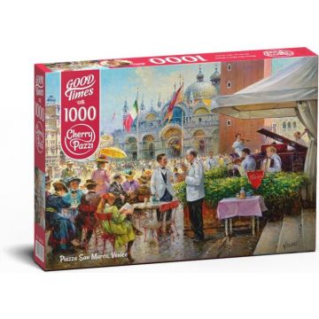 Puzzle Cherry Pazzi din 1000 de piese - Piazza San Marco, Veneția