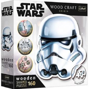 Puzzle din lemn Trefl din 160 de piese - Casca Stormtrooper
