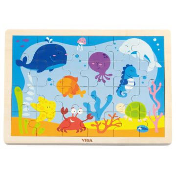Puzzle din lemn Viga - Ocean, 24 piese
