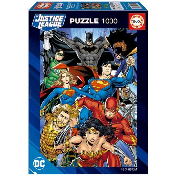 Puzzle Educa din 1000 de piese - DC Comics: Liga Dreptății