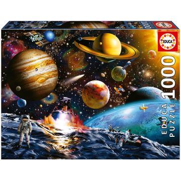 Puzzle Educa din 1000 de piese - Misiune de asteroizi