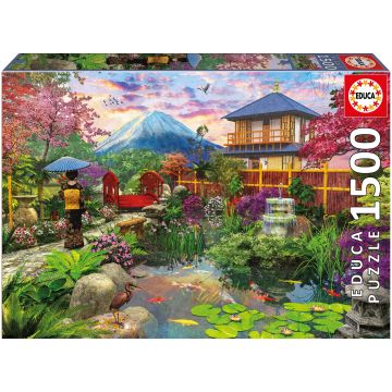 Puzzle Educa din 1500 de piese- Grădina Japoneză