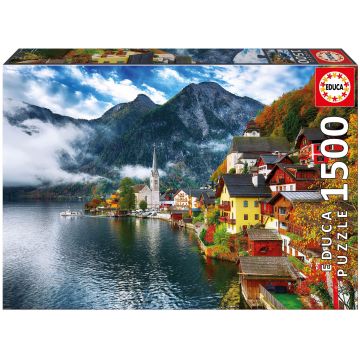 Puzzle Educa din 1500 de piese - Hallstatt, Austria