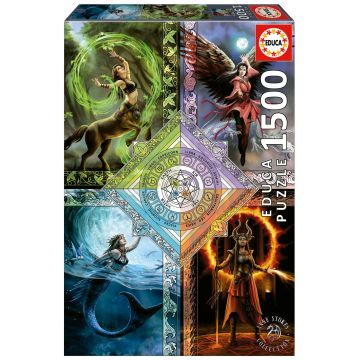 Puzzle Educa din 1500 de piese - Hartă stelară magică