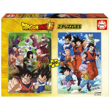 Puzzle Educa din 2 х 500 de piese - Dragon Ball