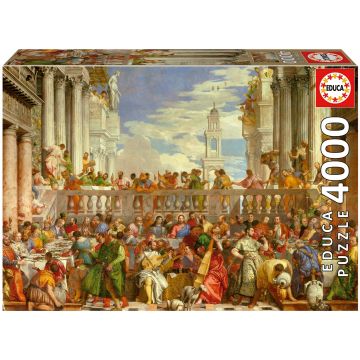 Puzzle Educa din 4000 de piese - Nunta de la Cana