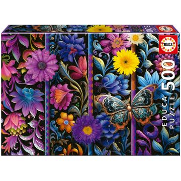 Puzzle Educa din 500 de piese - Flori înflorite