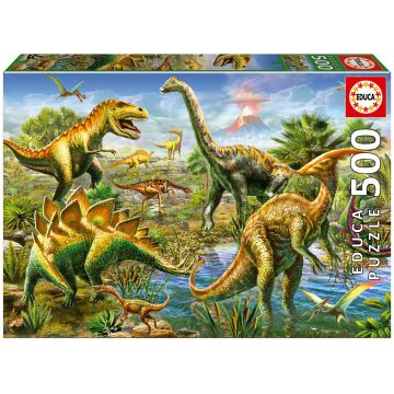 Puzzle Educa din 500 de piese - Jurasic