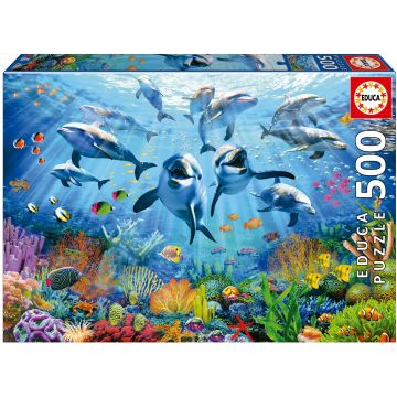 Puzzle Educa din 500 de piese - Petrecere sub mare