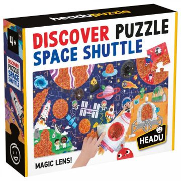 Puzzle educațional pentru copii Headu - Bufniță spațială