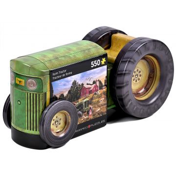 Puzzle Eurographics din 550 de piese - Vintage Tractor