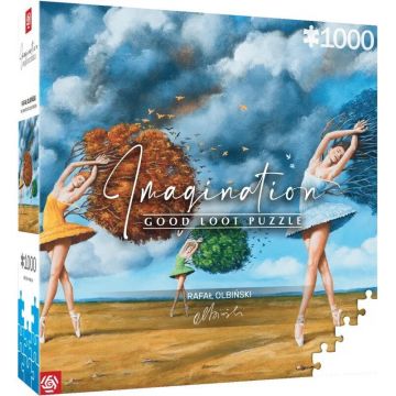 Puzzle Good Loot din 1000 de piese - Forma de culoare verde