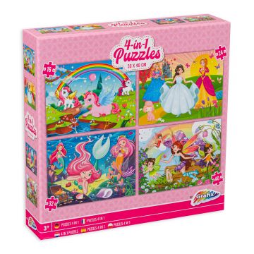 Puzzle Grafix 4 în 1 - Povestițe