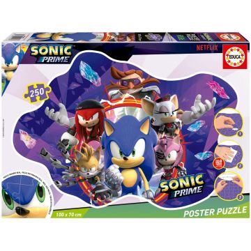 Puzzle pentru copii Educa din 250 de piese - Sonic