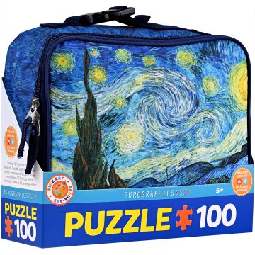 Puzzle pentru copii Eurographics din 100 de piese - Starry Night, Cutie de prânz
