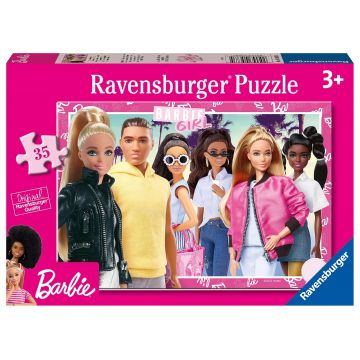 Puzzle pentru copii Ravensburger din 35 de piese - Barbie