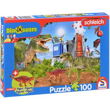 Puzzle pentru copii Schmidt din 100 de piece - Dinozauri din timpuri preistorice