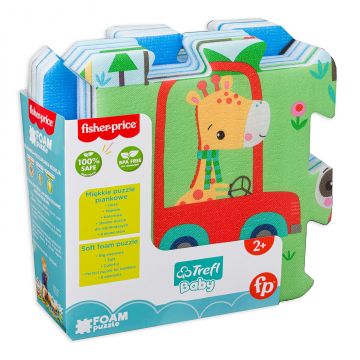 Puzzle pentru podea pentru bebeluși Trefl din 8 piese - In Parc