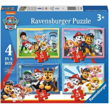 Puzzle Ravensburger 4 în 1 - Pes Patrul