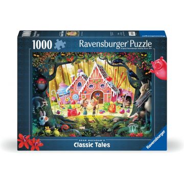 Puzzle Ravensburger din 1000 de piese - Hansel și Gretel - Ferește-te!