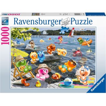 Puzzle Ravensburger din 1000 de piese - Picnic pe mare cu Gelini
