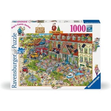 Puzzle Ravensburger din 1000 de piese - Stația de odihnă 2: Hotelul