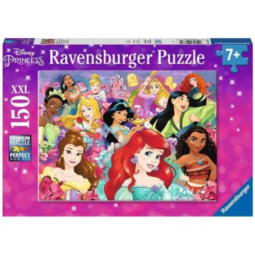 Puzzle Ravensburger din 150 XXL piese - Prințese Disney: Visele devin realitate