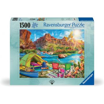 Puzzle Ravensburger din 1500 de piese - Camping Canyon