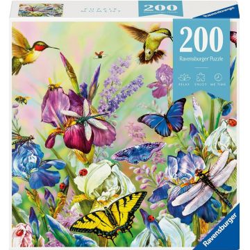 Puzzle Ravensburger din 200 de piese - Poiană înflorită