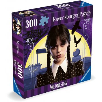 Puzzle Ravensburger din 300 de piese - Wednesday, Fără zonă de îmbrățișare