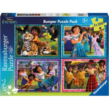 Puzzle Ravensburger din 4 х 100 de piese - Disney: Encanto
