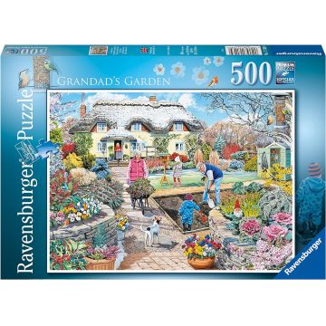 Puzzle Ravensburger din 500 de piese - Grădina bunicului