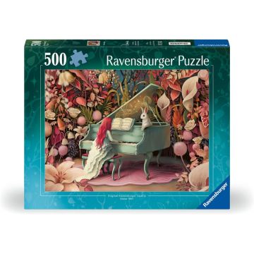 Puzzle Ravensburger din 500 de piese - Recitalul iepurelui