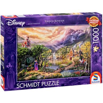 Puzzle Schmidt din 1000 de piese - Albă ca Zăpada și Regina