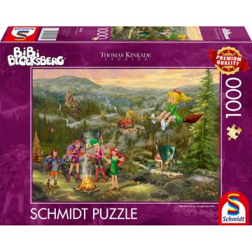Puzzle Schmidt din 1000 de piese - Bibi Blocksberg