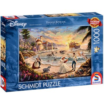 Puzzle Schmidt din 1000 de piese - Mica Sirenă - Dragostea triumfătoare