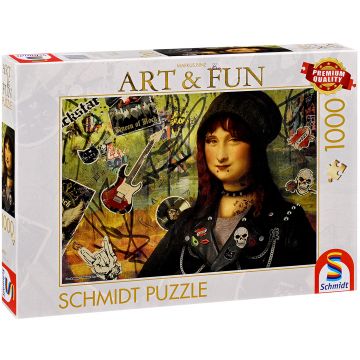 Puzzle Schmidt din 1000 de piese - Mona Lisa 2024