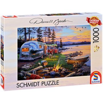 Puzzle Schmidt din 1000 de piese - Paradisul focului de tabără