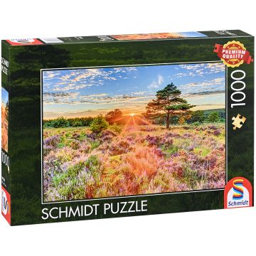 Puzzle Schmidt din 1000 de piese - Ultimele raze ale apusului