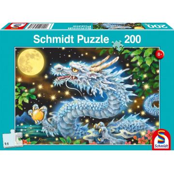 Puzzle Schmidt din 200 de piese - O aventură cu dragon