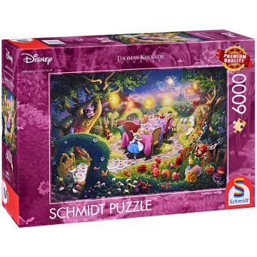 Puzzle Schmidt din 6000 de piese - Petrecerea de ceai a Pălărierului nebun