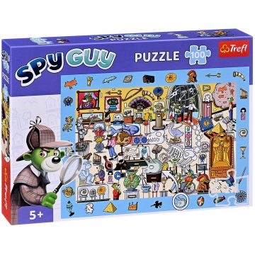 Puzzle Trefl cu 100 de piese - Spy Guy, în muzeu