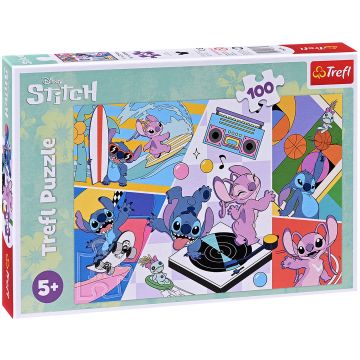 Puzzle Trefl din 100 de piese - Stitch